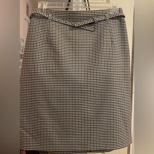 H&M Houndstooth Pencil Skirt